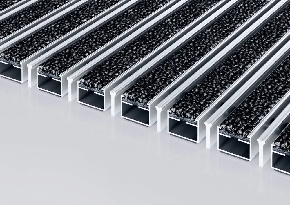 EMCO-Fußmatte 522 RK mit Winkelrahmen 100 x 100 cm